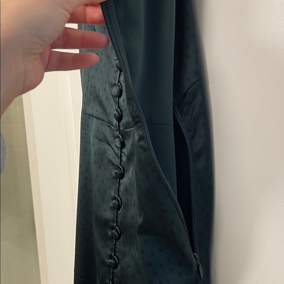 Abercrombie & Fitch Dark Green Midi Dress - Picture 5 of 5